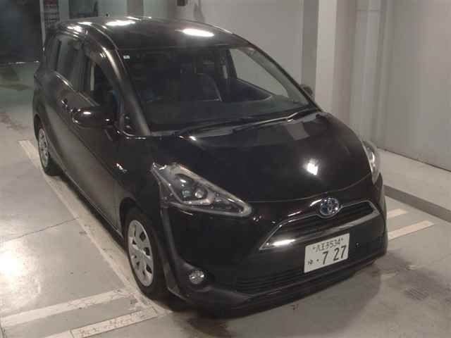 Japan Auction Vehicles 12 2018 Toyota Sienta ハイブリッドGクエロ auction photo