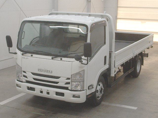 Japan Auction Vehicles 10 2019 Isuzu Elf Flatbed auction photo