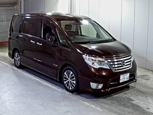 Japan Auction Vehicles 5 2016 Nissan Serena Highway Star V Selection + Safety II S-Hybrid auction photo