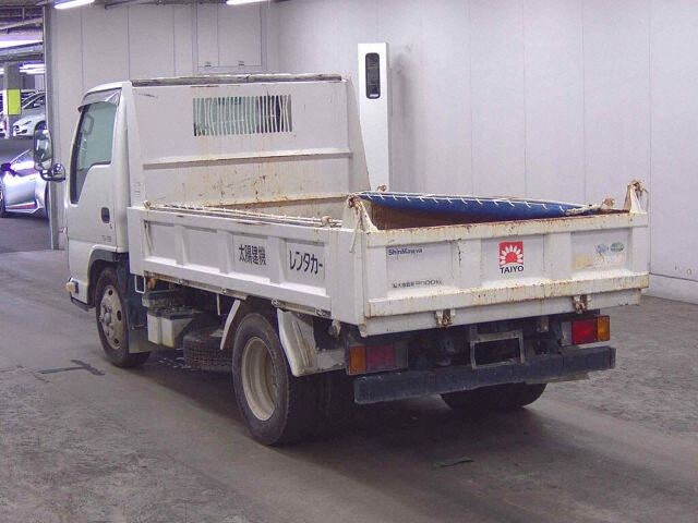 2012 Isuzu Elf フルフラットローダンプ auction photo 2