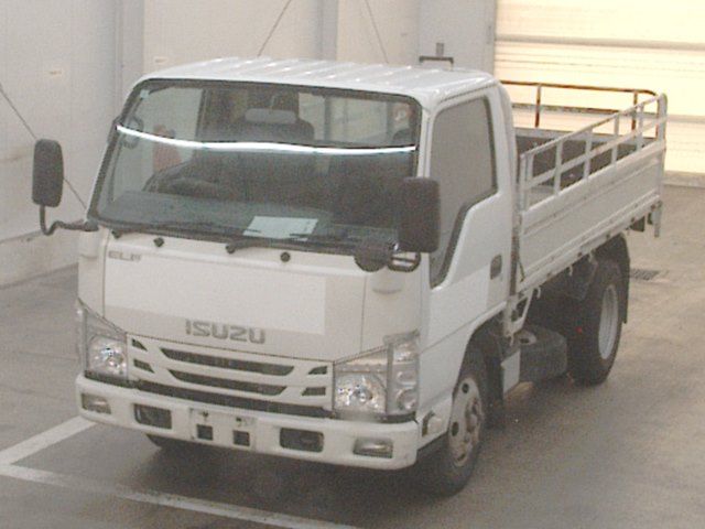 Japan Auction Vehicles 10 2018 Isuzu Elf 平ボディ auction photo