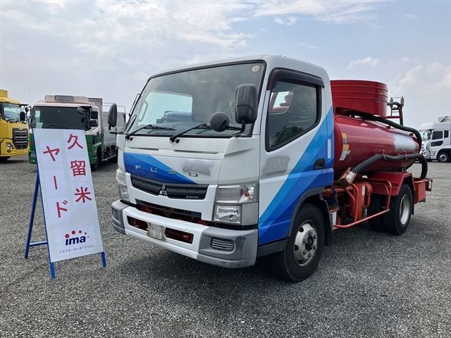 Japan Auction Vehicles 10 2012 Mitsubishi Fuso Canter Vacuum truck auction photo