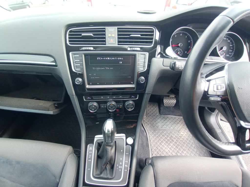 2015 Volkswagen VW ゴルフヴァリアント TSIハイラインブルーモーション auction photo 11