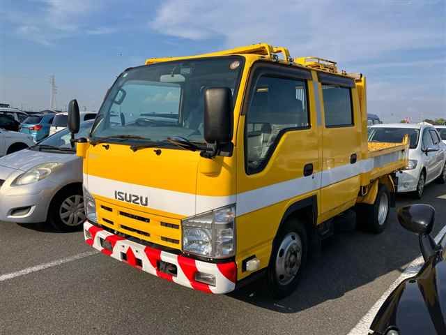 2011 Isuzu Elf ダブルキャブ ダンプ auction photo 4
