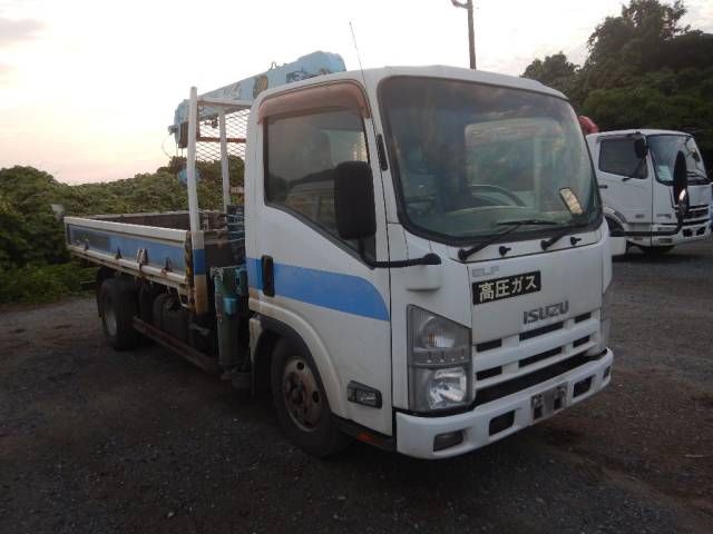 2014 Isuzu Elf クレーン付 auction photo 4