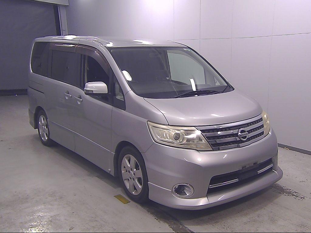 Japan Auction Vehicles 7 2009 Nissan Serena ハイウェイスターVセレクション auction photo