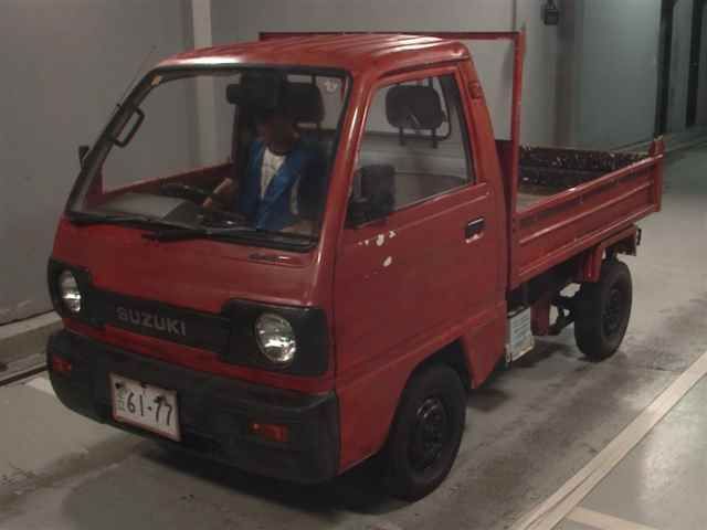 1991 Suzuki キャリィ 4WD ダンプ auction photo 4
