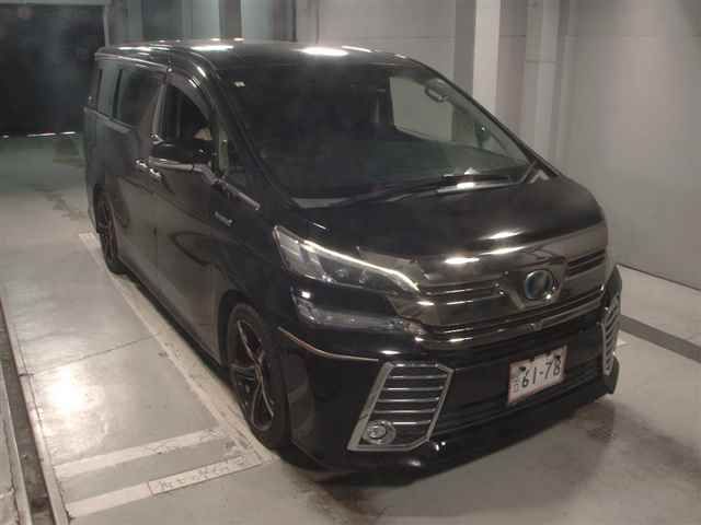 Japan Auction Vehicles 12 2015 Toyota Vellfire 4WD Hybrid ZR G Edition auction photo