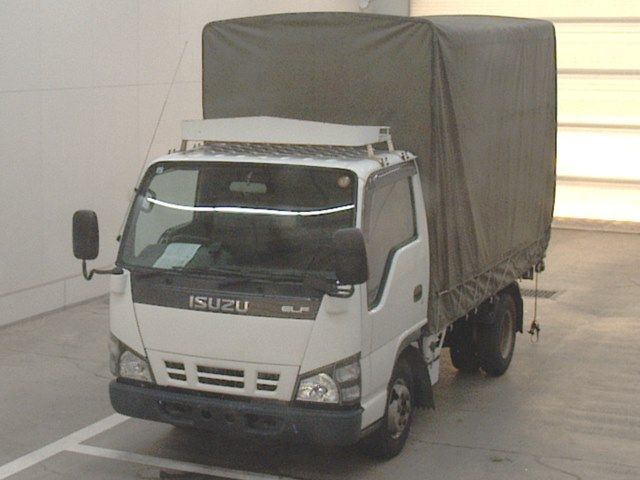 Japan Auction Vehicles 10 2006 Isuzu Elf 幌車 auction photo