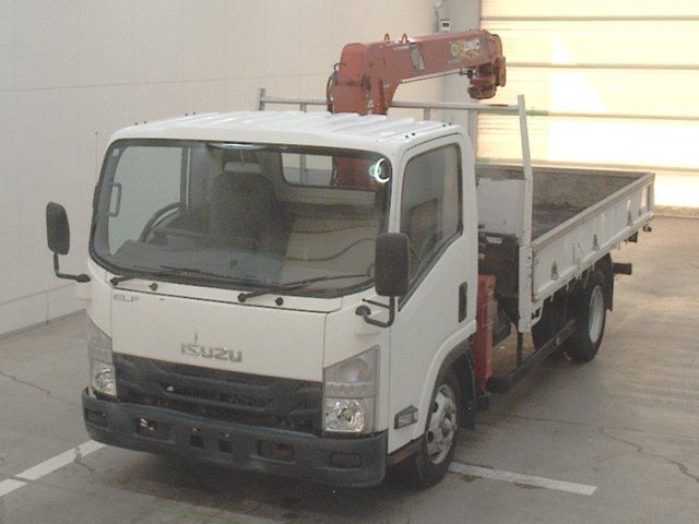 Japan Auction Vehicles 10 2018 Isuzu Elf クレーン付 auction photo