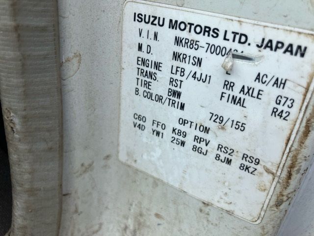 2007 Isuzu Elf dump auction photo 8