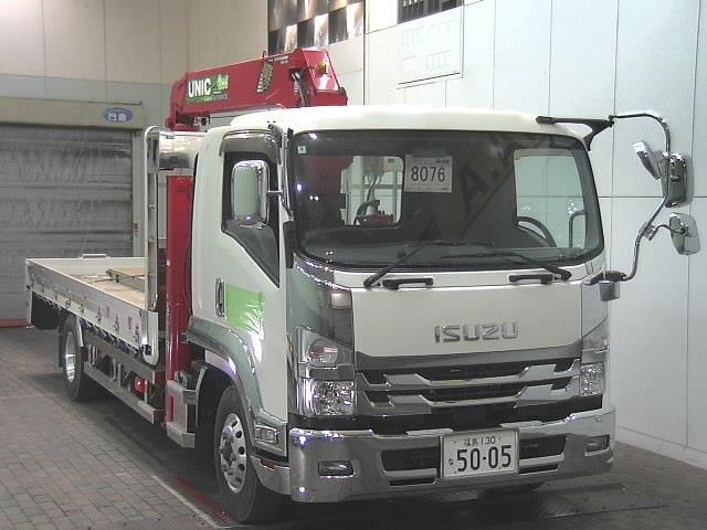 2018 Isuzu Forward 5-Dan Crane, 100% Displacement Vehicle Japan auction vehicle