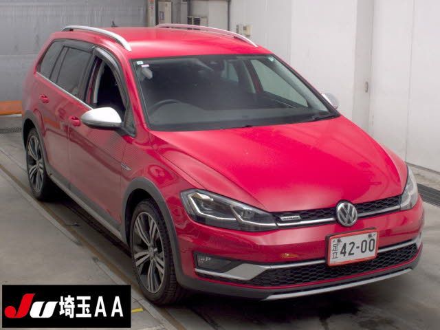 2017 Volkswagen ゴルフW 4WD Alltrack TSI 4Morse Japan auction vehicle