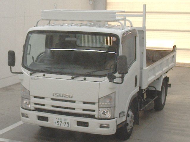 Japan Auction Vehicles 10 2013 Isuzu Elf dump auction photo