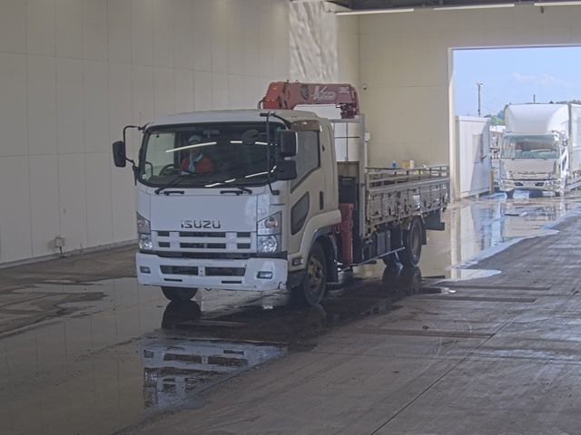 2012 Isuzu Forward Flat crane, 3-stage Japan auction vehicle