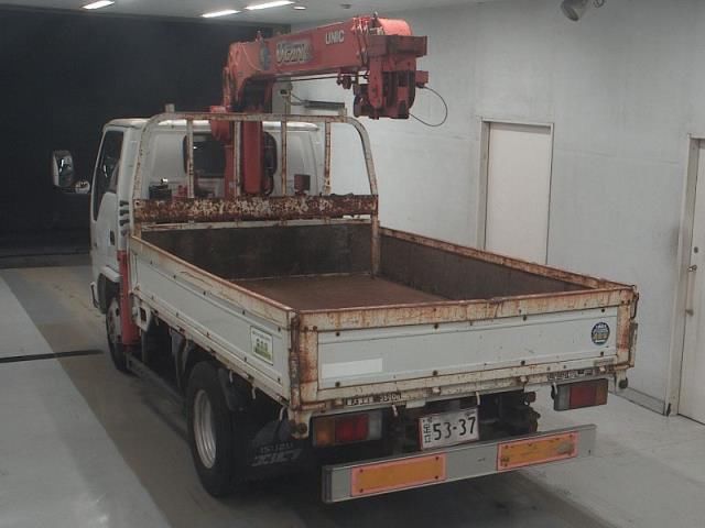 2003 Isuzu Elf ラジコンフックイン 4ダンクレーン auction photo 2