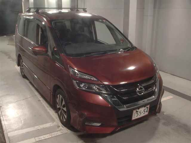 Japan Auction Vehicles 12 2019 Nissan Serena ハイウェイスターVセレクションI auction photo