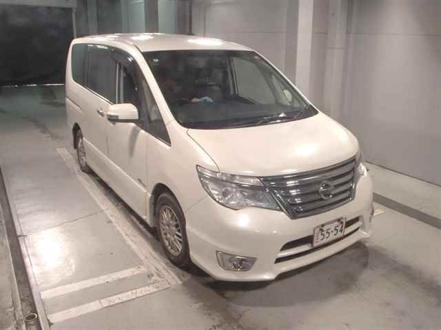 Japan Auction Vehicles 12 2014 Nissan Serena ハイウェイスターSハイブリッド auction photo