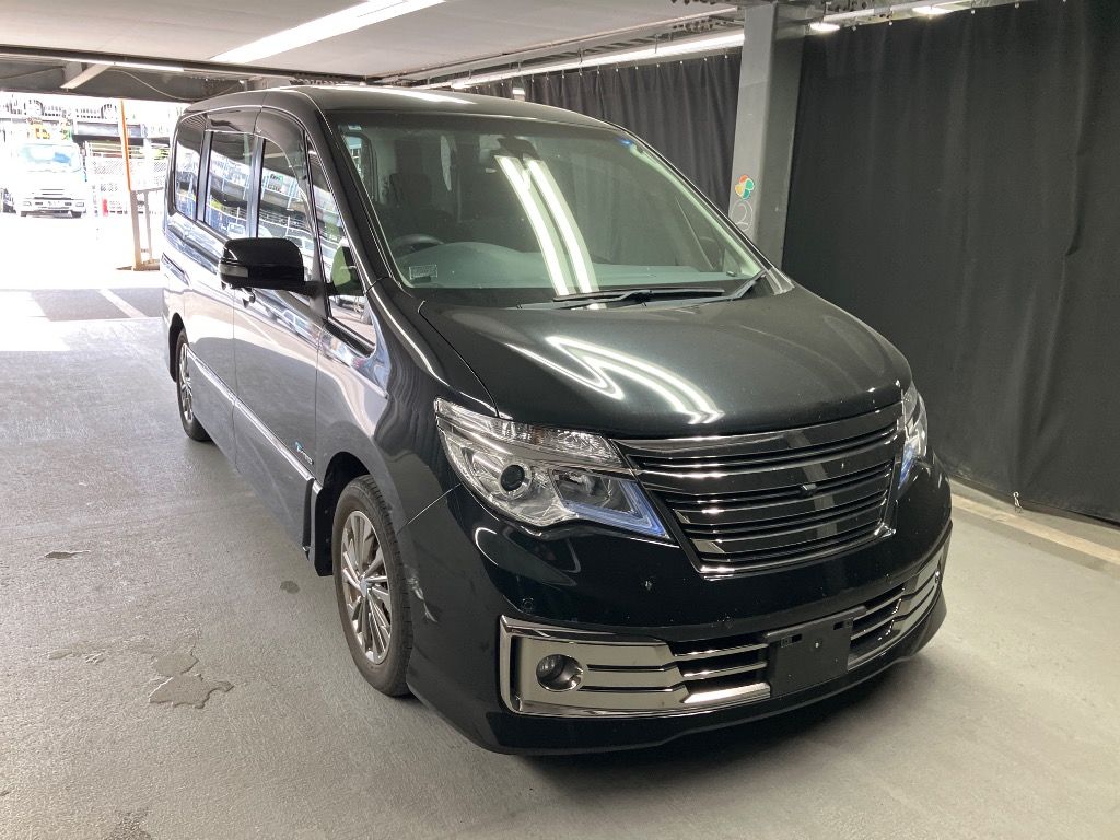 2014 Nissan Serena Rider Black Line S-HYBRID Advanced Safety Package Japan auction vehicle