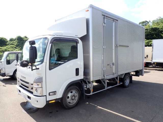 2023 Isuzu Elf 2.0t Aluminum Van with Power Gate Japan auction vehicle