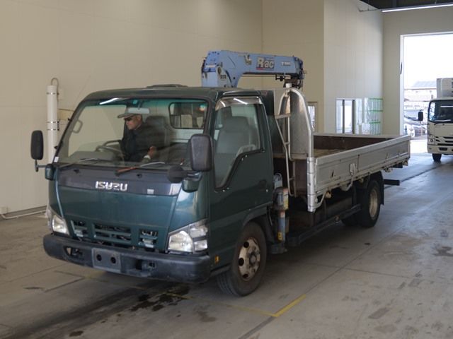 2006 Isuzu Elf ヒラ.クレーン3ダン Sロング Japan auction vehicle