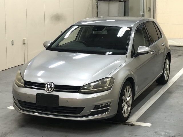 2013 Volkswagen ワーゲン ゴルフ TSI Highline Blue Moss auction photo 3