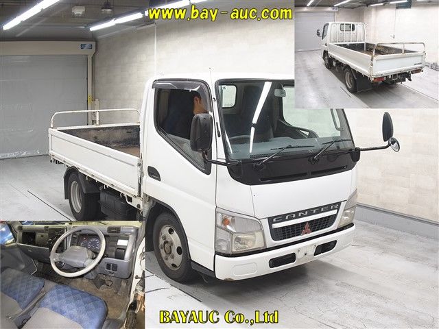 2005 Mitsubishi Fuso Canter ヒラボディ 2.0tツミ auction photo 4