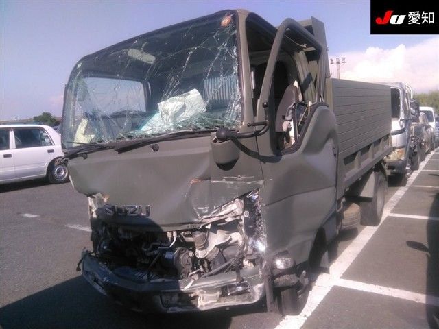 2015 Isuzu エルフ T dump auction photo 7