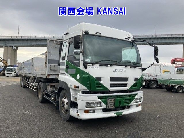2008 Isuzu Giga Tractor Set Aluminum B Semi-Trailer Japan auction vehicle
