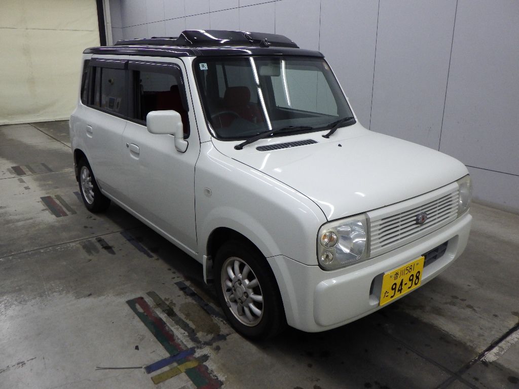 Japan Auction Vehicles 12 2005 Suzuki Alto Lapin Canvas top auction photo