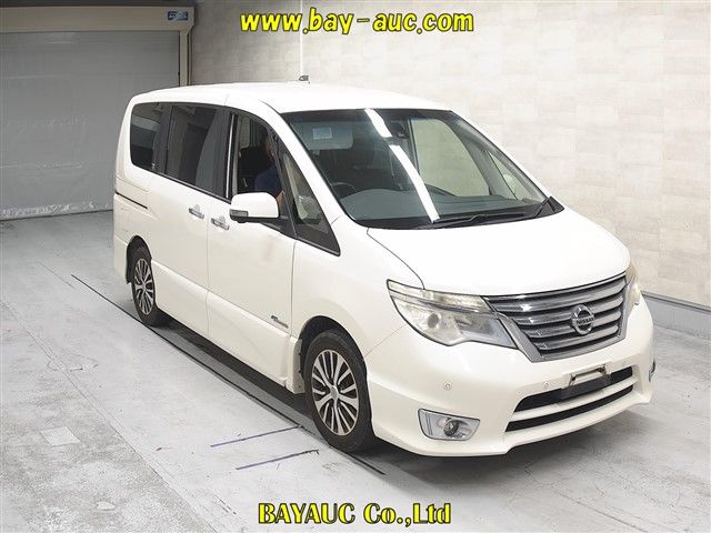 Japan Auction Vehicles 8 2015 Nissan Serena HスターVセレ+セーフティSHVAセフ auction photo