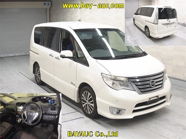 2015 Nissan Serena HスターVセレ+セーフティSHVAセフ auction photo 4