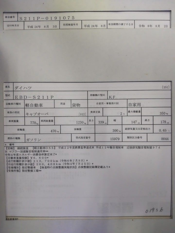 2012 Daihatsu Hijet auction photo 9