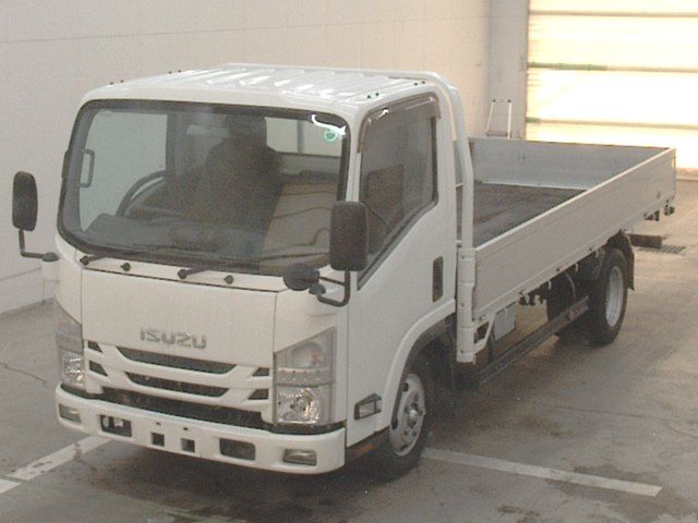 Japan Auction Vehicles 10 2019 Isuzu Elf Flatbed auction photo