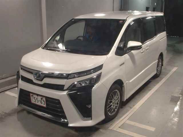 2017 Toyota Voxy ハイブリッドZS auction photo 4