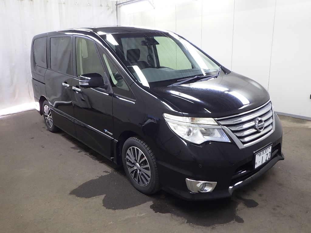 2014 Nissan Serena Highway Star V Selection + Safety SHV ASP Japan auction vehicle