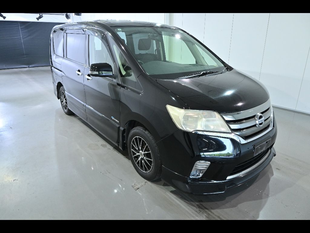 2013 Nissan Serena ハイウェイスターSハイブリッドエアロモード Japan auction vehicle
