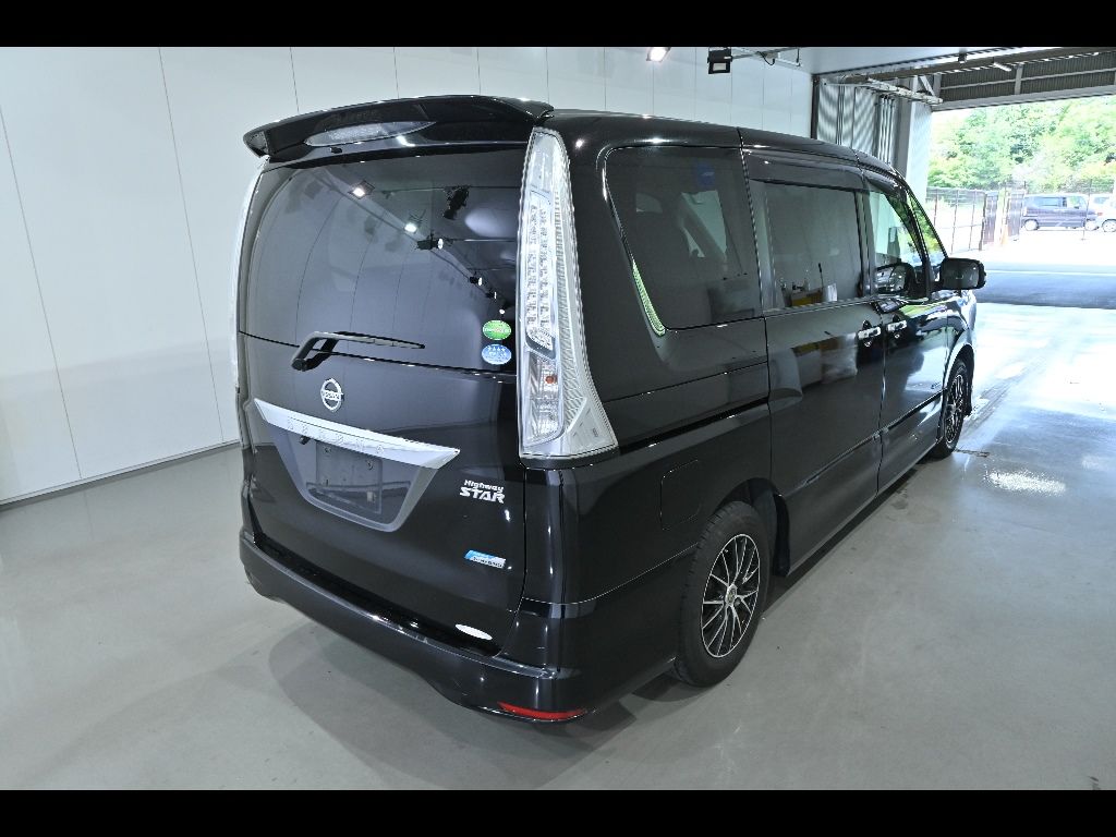 2013 Nissan Serena ハイウェイスターSハイブリッドエアロモード auction photo 2