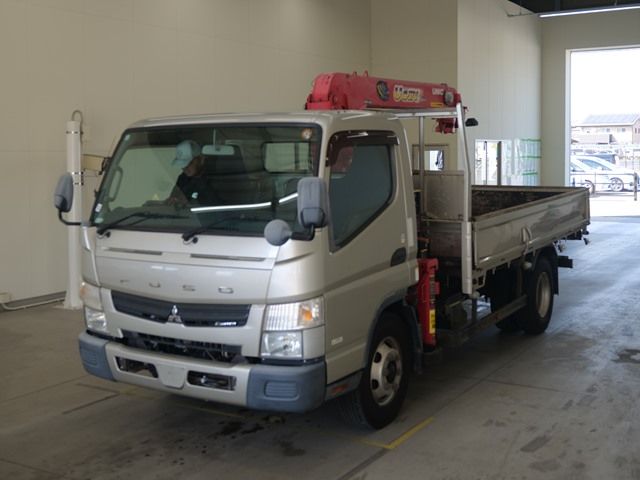 2015 Mitsubishi Fuso Canter Flat crane, wide crane, long crane Japan auction vehicle