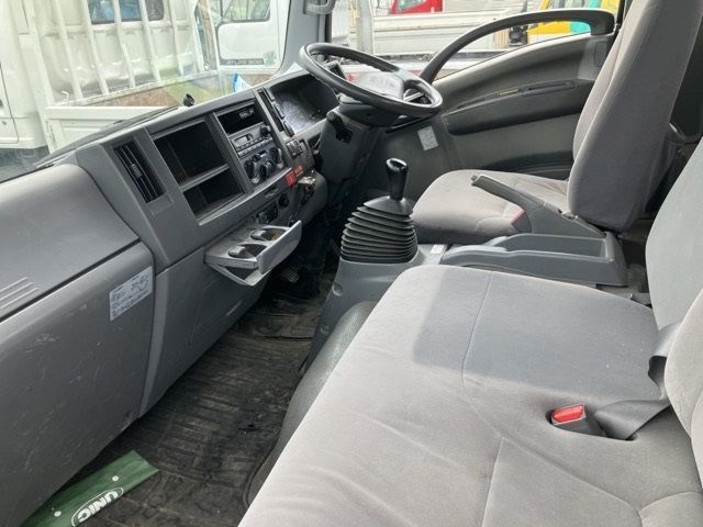 2009 Isuzu Elf Flat crane, 3-stage auction photo 5