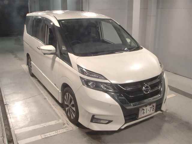 Japan Auction Vehicles 12 2017 Nissan Serena ハイウェイスター auction photo