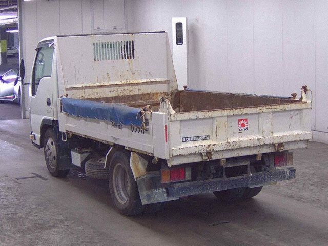 2013 Isuzu Elf Full flat low dump auction photo 2
