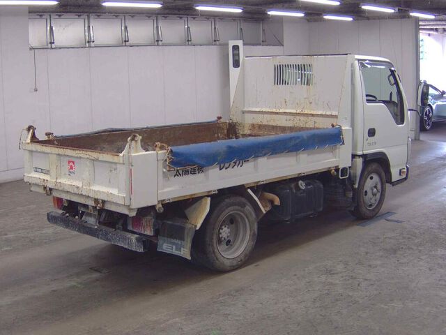 2013 Isuzu Elf Full flat low dump auction photo 5