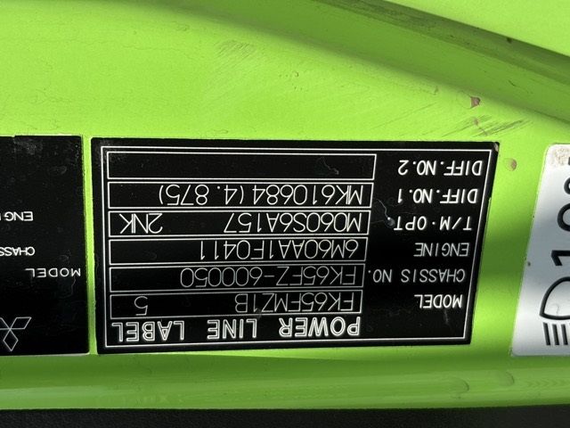 2018 Mitsubishi Fuso Fighter Flat crane, 3-stage auction photo 7