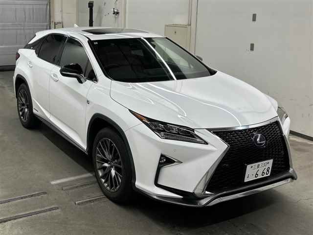Japan Auction Vehicles 10 2016 Lexus RX RX450h Fスポーツ auction photo