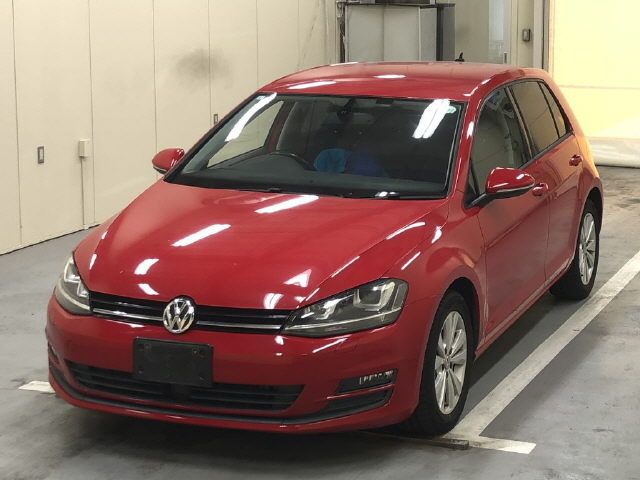 2014 Volkswagen ワーゲン ゴルフ TSI コンフォートLブル auction photo 3