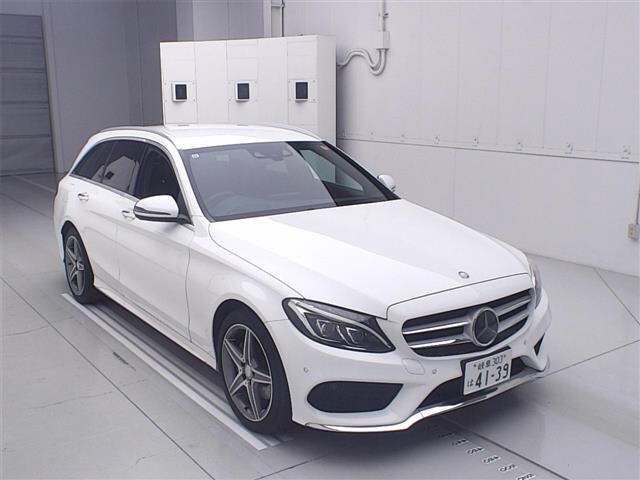 Japan Auction Vehicles 13 2015 Mercedes-Benz C200 Sports Hongawa Sho auction photo