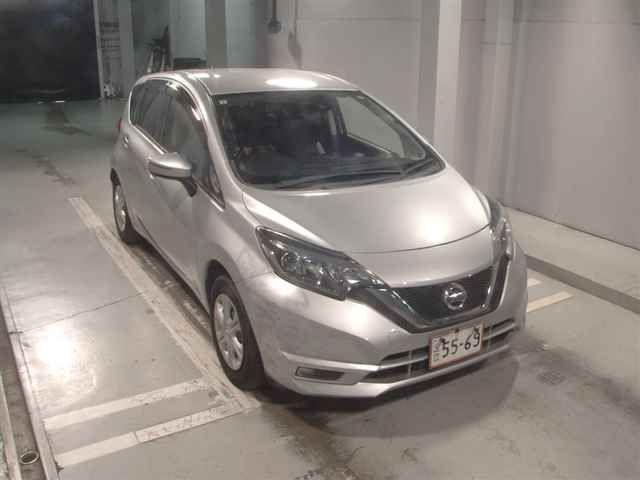 Japan Auction Vehicles 12 2017 Nissan Note X DIG-S エマブレ auction photo