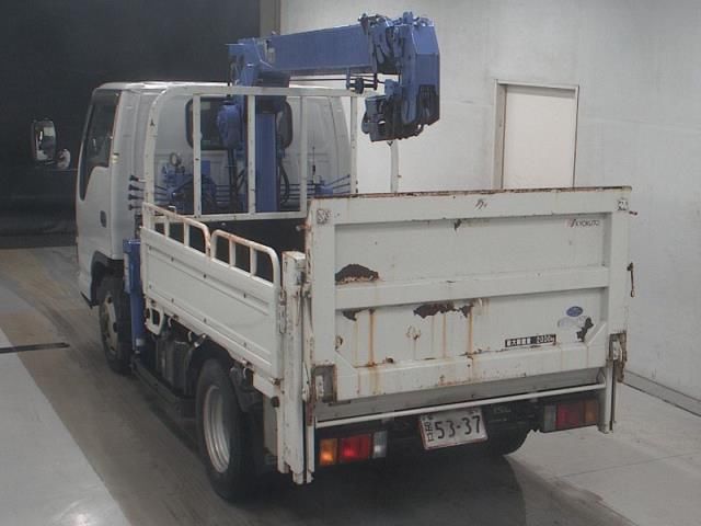 2007 Isuzu Elf 4WD3ダンクレーンラジコンフックインスイチョクP/G auction photo 2