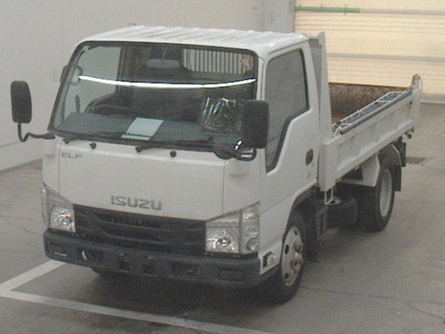Japan Auction Vehicles 10 2019 Isuzu Elf dump auction photo